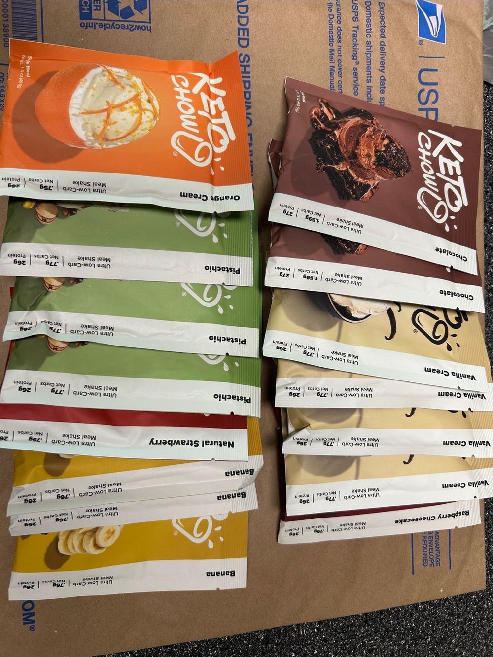 Keto Chow Variety Pack - Multiple Flavors-15 total.